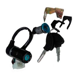 SWITCH INTERRUPTOR DE ENCENDIDO Y SEGURO DE ASIENTO 12 Vcc CON JUEGO DE LLAVES / SWI-102