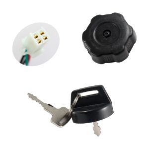 SWITCH INTERRUPTOR DE ENCENDIDO C/ JUEGO DE LLAVES TAPON DE GASOLINA 12 VCC / SWI-109