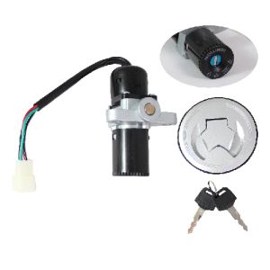 SWITCH INTERRUPTOR DE ENCENDIDO C/JUEGO DE LLAVES TAPON DE GASOLINA  12 Vcc / SWI-112