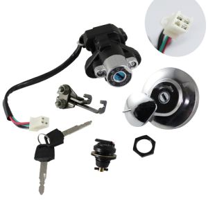 ESPECIAL  -  SWITCH INTERRUPTOR DE ENCENDIDO C /JUEGO DE LLAVES TAPON DE GASOLINA Y SEGURO DE ASIENTO 12 VCC / SWI-113