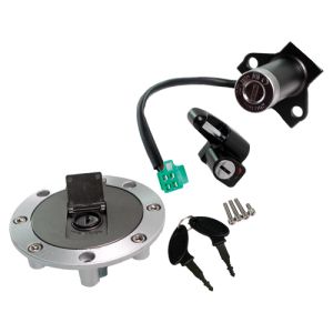 SWITCH INTERRUPTOR DE ENCENDIDO C /JUEGO DE LLAVES TAPON DE GASOLINA Y SEGURO DE ASIENTO 12 Vcc / SWI-114