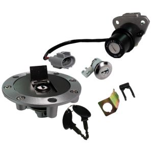 SHOP 25  -  SWITCH INTERRUPTOR DE ENCENDIDO C /JUEGO DE LLAVES TAPON DE GASOLINA Y SEGURO DE ASIENTO 12 VCC / SWI-115