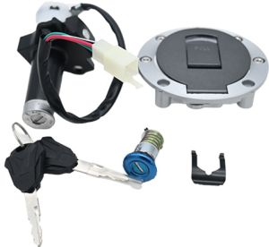 SWITCH INTERRUPTOR DE ENCENDIDO C/JUEGO DE LLAVES TAPON DE GASOLINA Y SEGURO DE ASIENTO 12 Vcc / SWI-121