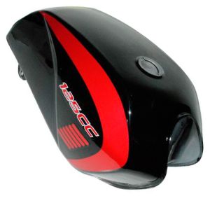 TANQUE DE GASOLINA NEGRO / ROJO / TAG-026