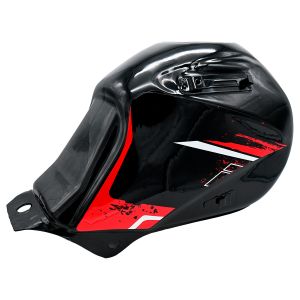 LOCURAS - TANQUE DE GASOLINA NEGRO-ROJO / TAG-064