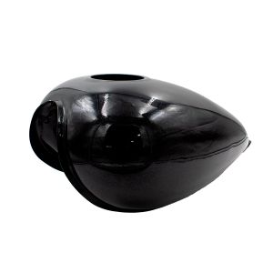 TANQUE DE GASOLINA NEGRO BRILLANTE / TAG-066