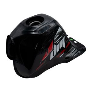 TANQUE DE GASOLINA NEGRO/ROJO / TAG-069