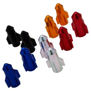 TAPON DE VALVULA ROCKET PARA MOTOCICLETA DE ALUMINIO / TPV-001