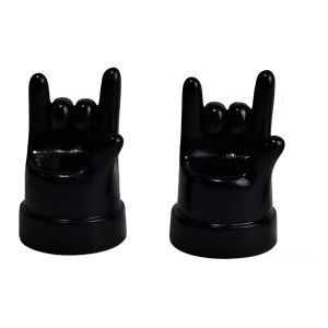 TAPON DE VALVULA DE AIRE COLOR NEGRO MANO ROKERA / TPV-012