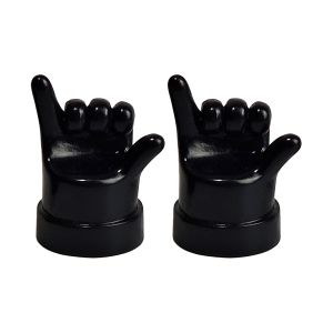 TAPON DE VALVULA DE AIRE COLOR NEGRO MANO CHILL / TPV-014