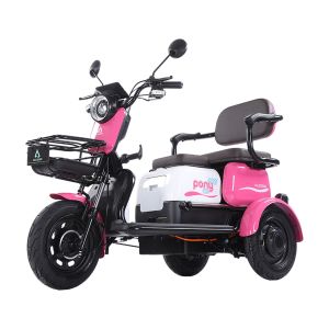 PONY VELOCIPEDO ELECTRICO ALESSIA MOTOR 500W BAT: 60V/20Ah COLOR ROSA / TRI-P03RS-6020